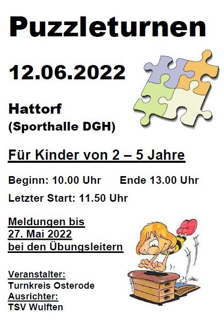 Plakat Puzzleturnen 2022