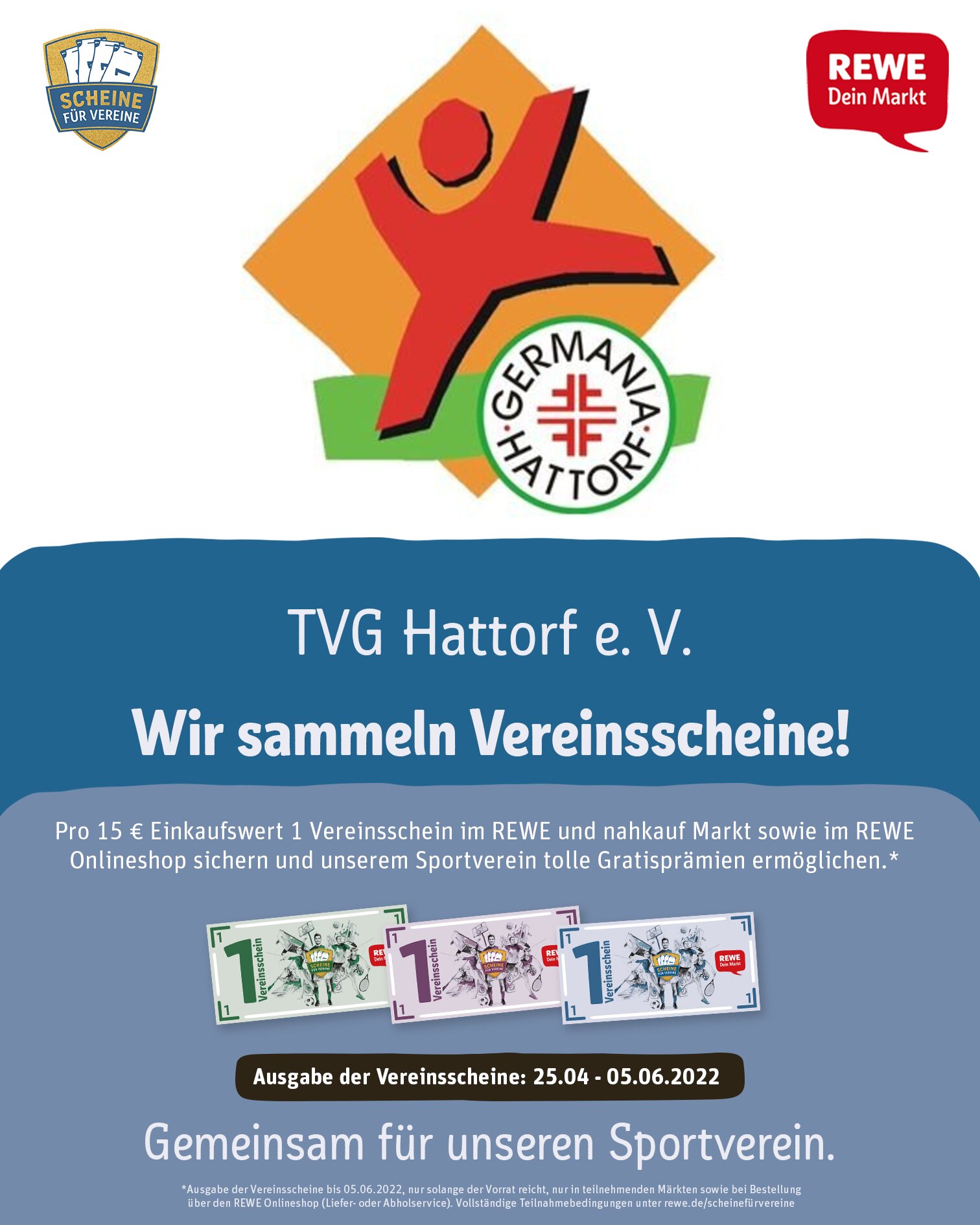 REWE Scheine fuer Vereine Poster Feed