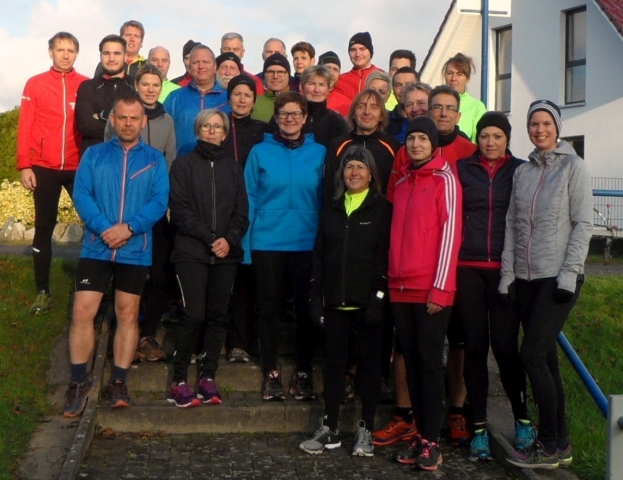 Gruppenbild Weihnachtslauf 2017