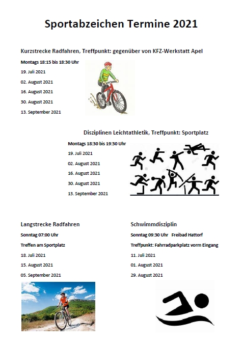 Sportabzeichentermine2021